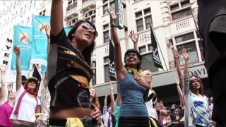 Bourke Street Mall flash mob dance