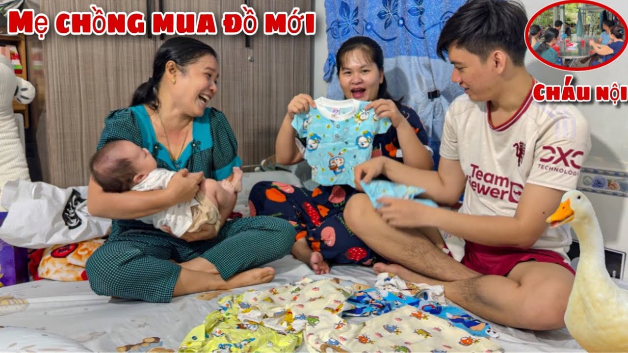 Mẹ Chồng Hay Tin Cháu Nội Xuất Viện Về Nhà Mua Quần Áo Mới Qua Thăm Cháu