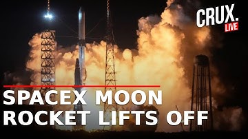 NASA Live | SpaceX Live | LIVE SpaceX Launches Two Moon Landing Missions In One Rocket | US News