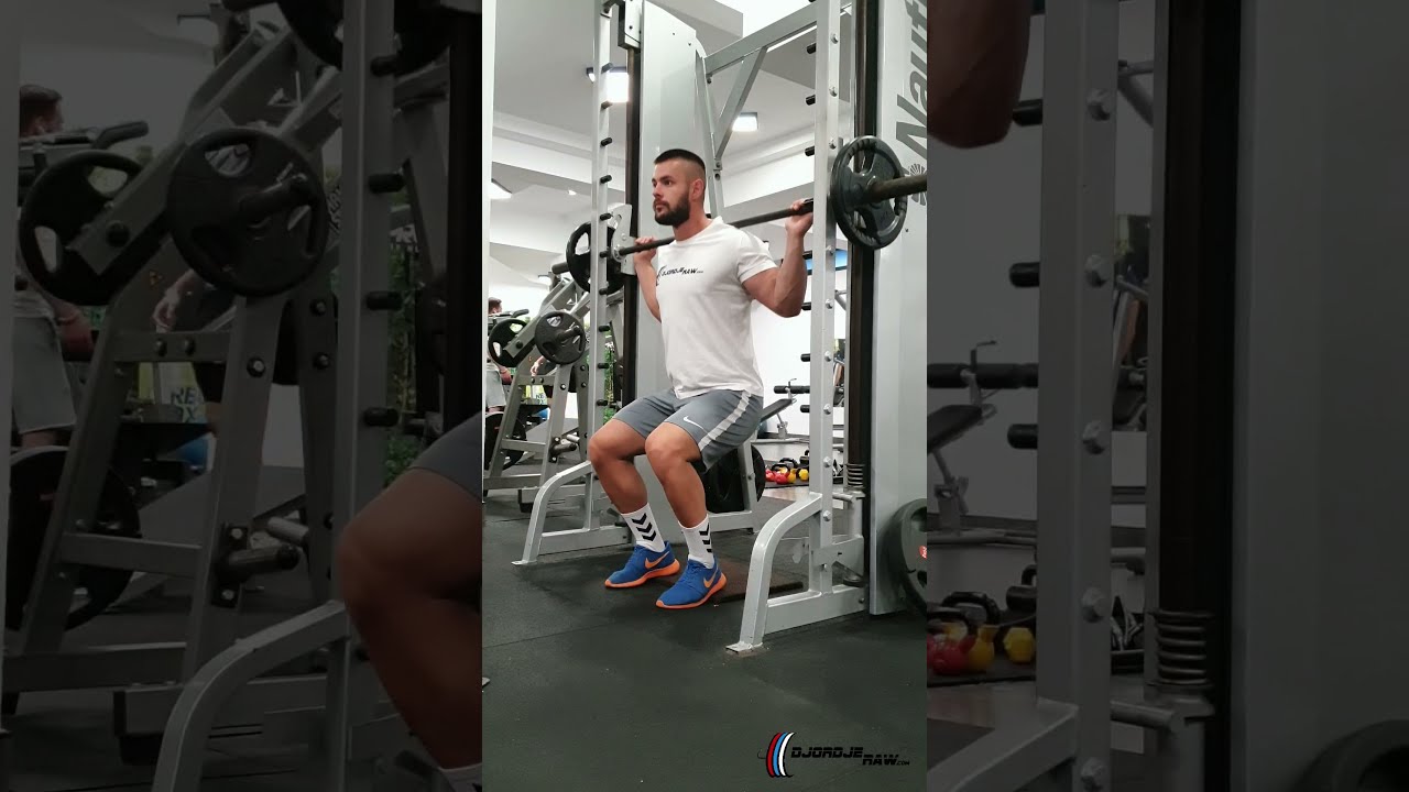 Čučanj na smith mašini (kvadriceps) - Đorđe Nikolić