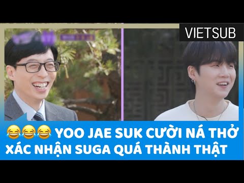 😂😂😂 Yoo Jae Suk Cười Ná Thở Xác Nhận Suga Rất Thành Thật 🙌🏻 #YouQuizOnTheBlock 🇻🇳VIETSUB🇻🇳