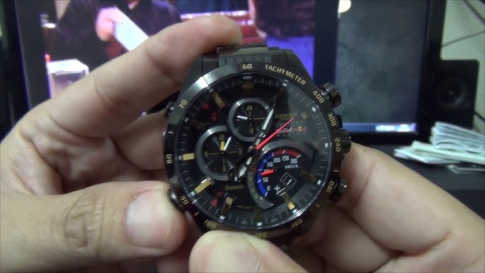 Knoglemarv Himlen hjerte Weltzeit switchen: Casio EDIFICE EQB-500RBB Infiniti Red Bull Racing Special -Edition - YouTube