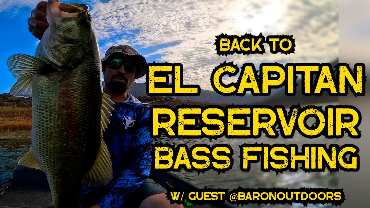Bass Fishing El Capitan Reservoir Late August #fishing #bass #summer @baronoutdoors