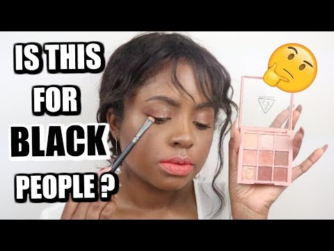 KOREAN BEAUTY ON DARK SKIN | 3CE OVERTAKE PALETTE REVIEW