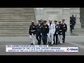 Casket of Sen. Graham carried into U.S. Capitol