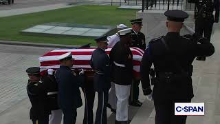 Casket of Sen. Graham carried into U.S. Capitol