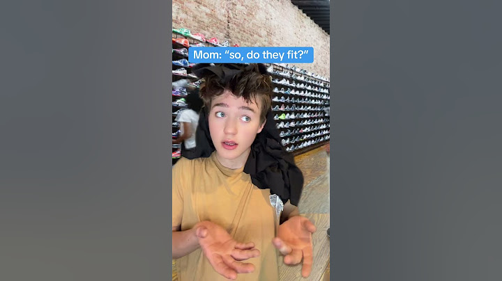 Buying shoes with your parents be like: