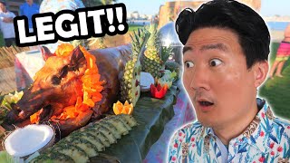 HAWAIIAN LUAU ALL YOU CAN EAT BUFFET in SAN DIEGO!