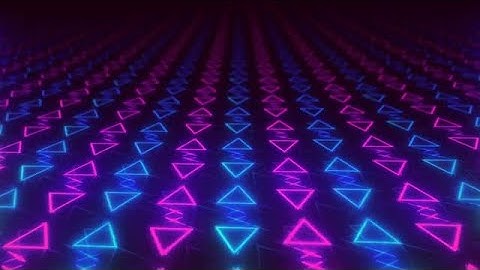Triangles Neon Patterns Background Stock Motion Graphics
