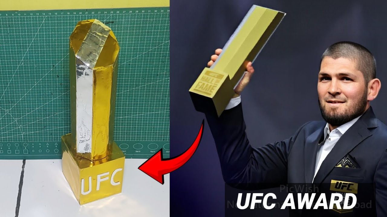Handmade UFC Award | Making hall of fame award 