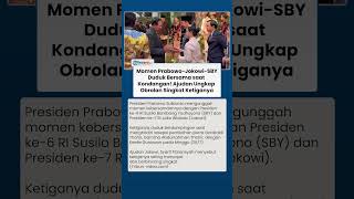 Obrolan Singkat Prabowo-Jokowi-SBY saat Duduk Bersebalahan di Resepsi Pernikahan Anak Boy Thohir