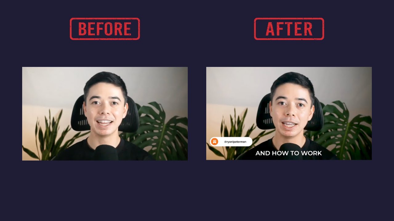 Before & After (Ryan Peterman)