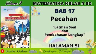 Grade 4 Mathematics Chapter 17: Practice Questions and Answer Key Page 81 - Merdeka Curriculum Grade 4 Mathematics Chapter 17: Practice Questions and Answer Key Page 81 - Merdeka Curriculum
