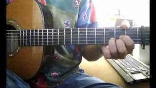 Learn how to play Everybody's Talkin', Harry Nillson (guitar lesson) chords