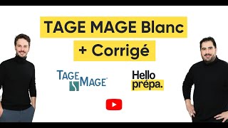 Tage Mage Blanc Corrigé - Hello Prépa - N1 Des Ast