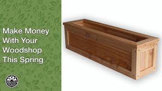 In This video, I show you how fast and easy it is to make attractive cedar planter boxes. Whether you are a seasoned woodworker or 