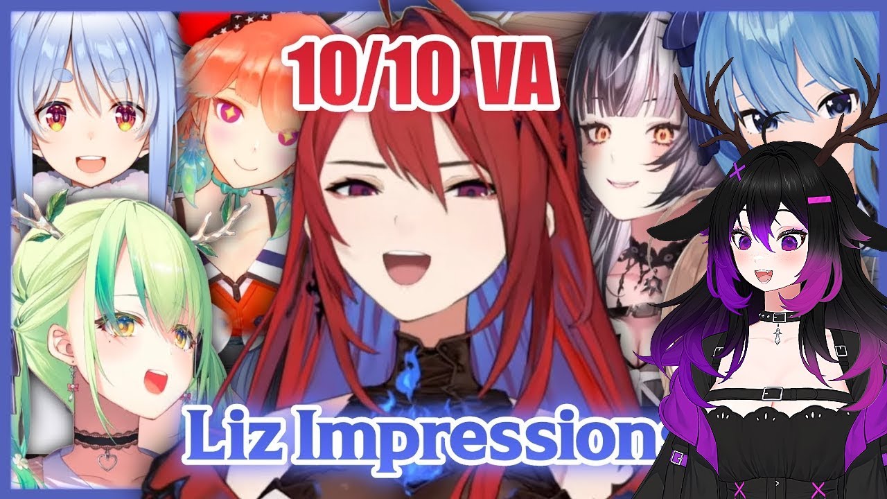 [Hololive React] Elizabeth Rose Bloodflame and Her Amazing Impressions! |Vtuber Kuro Ishida|