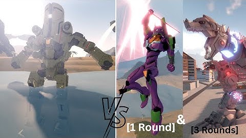Cherno Alpha VS Evangelion Unit-01 & Ready Player One Mechagodzilla - Roblox Kaiju Universe