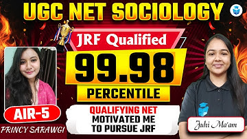 UGC NET Result 2025 | AIR 5 in UGC NET Sociology | JRFAdda UGC NET Success Story | Juhi Mam