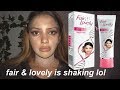 indian girl tries makeup products she cannot stand