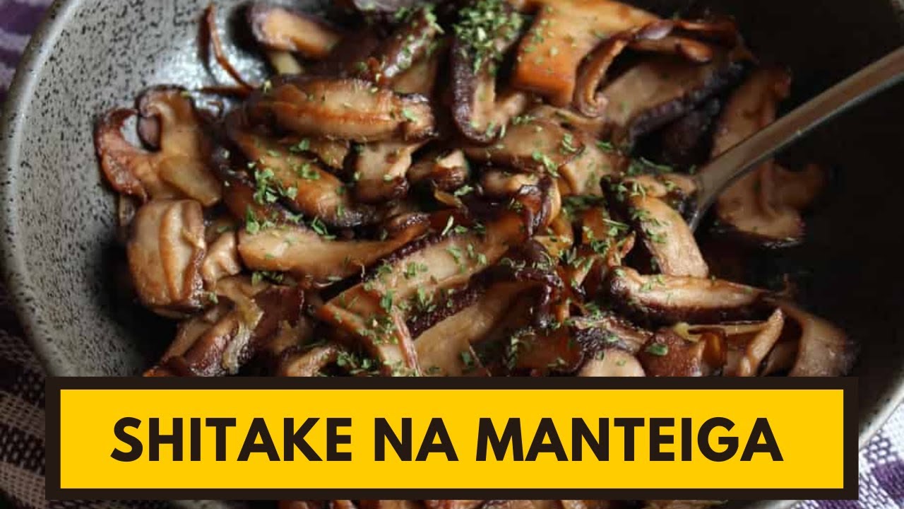 Simples e delicioso! Essa receita de COGUMELO SHITAKE NA MANTEIGA! 