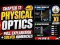 Physical Optics Numericals 🔥 | Full Chapter 13 Solved | XI Physics Karachi Board part 1 