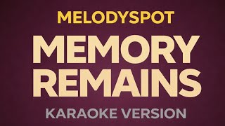 Memory Remains  Melodyspot karaoke Version  Instrumental U0026 S