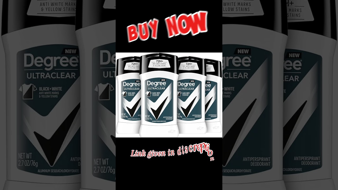 Degree Men UltraClear Antiperspirant Deodorant Black + White 72-Hour