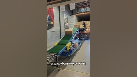 Cartons/Boxes/Bags Loading Unloading Belt Conveyor