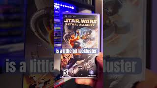 Currently writing my review for Star Wars Lethal Alliance                           #psp #pspgames