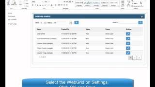 Remoting Web Grid Sample