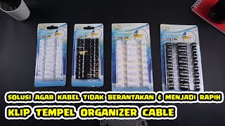 Klip Kabel Organizer Cable Clip 20PCS