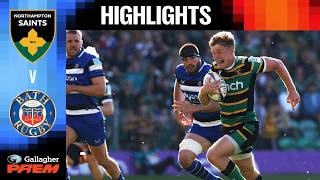 HIGHLIGHTS &amp; REACTION: Northampton Saints v Bath Rugby | LATE DRAMA! | Gallagher PREM 25/26 | R 14