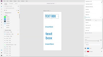 Adobe XD VideoCourse - 09 - Vector Shapes, Texts, Character Styles, Assets, Vector Masks