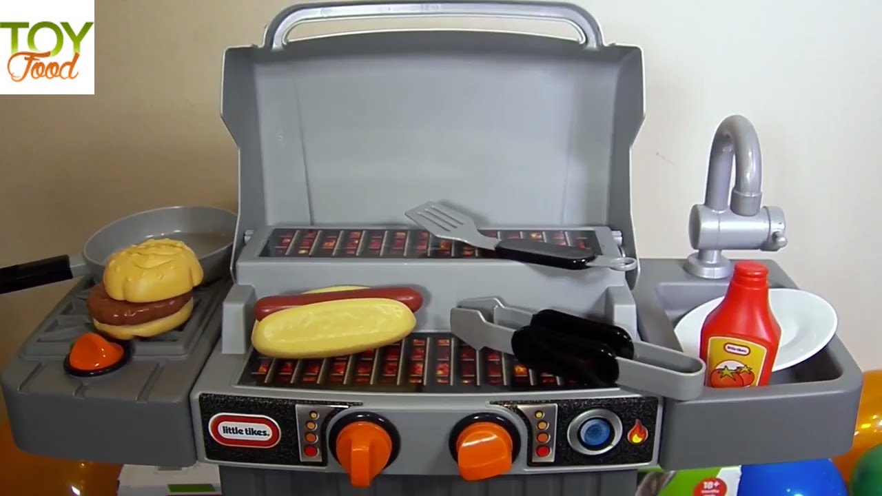 little tikes play kitchen with grill
