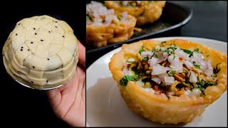 Katori Chaat Recipe | Chaat Katori Recipe | How To Make Tokri Chaat