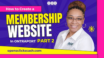 Need a Membership Site? Build One In ONTRAPORT In ONE Day, Watch the Step-by-Step Process Part 2
