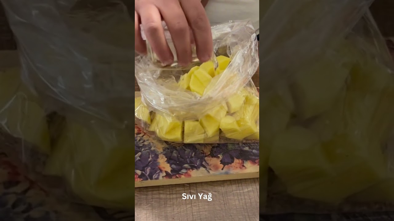 PRATİK BAHARATLI PATATES TARİFİ???????? #delicious  #shorts