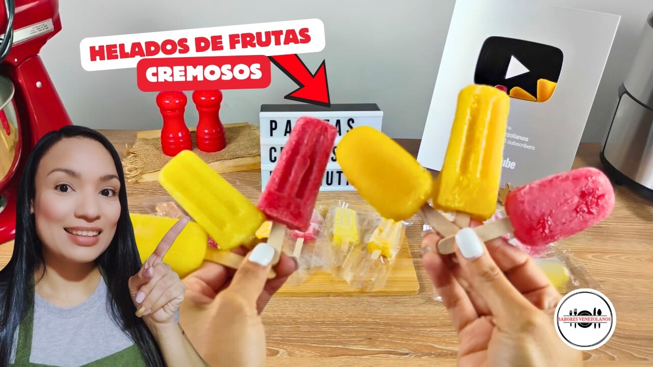 Helados Caseros | Tu Guía Única para Paletas Cremosas con Cualquier Fruta  | Mi Fórmula Secreta 🤫🍦🤑