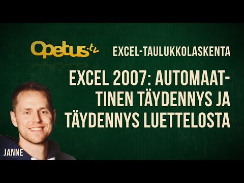 Video: Automaattisen Täydennyksen Peruuttaminen