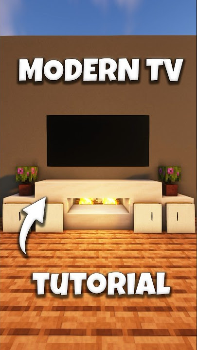 📺 Modern TV Design Minecraft