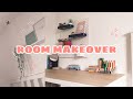 Vlog room makeover je refais ma chambre pour la rentre   room tour avantaprs