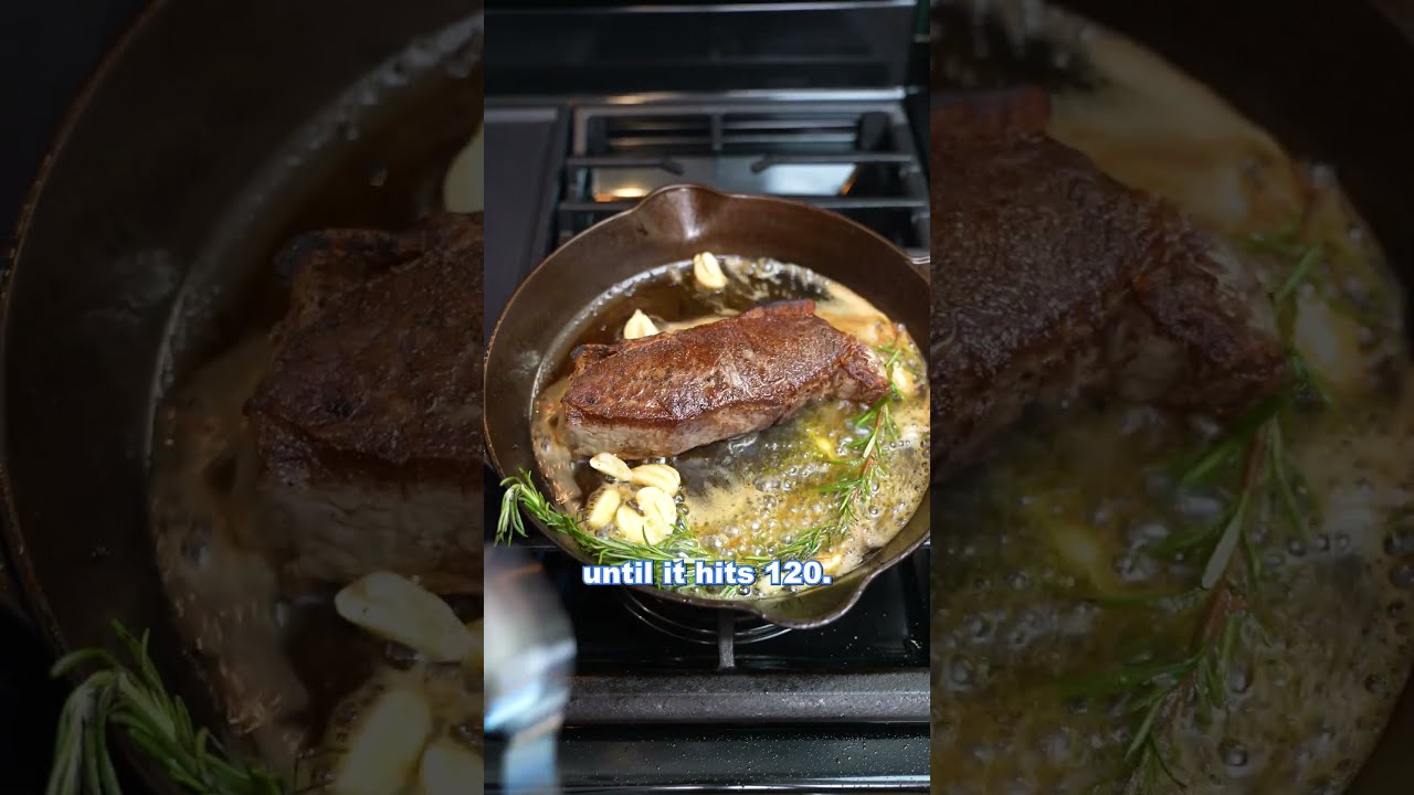 How to Cook a NY Strip Steak #recipe #steak #cheftips #cooking