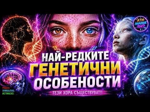 🧠 Тези хора съществуват! Най-редките генетични особености 🧬