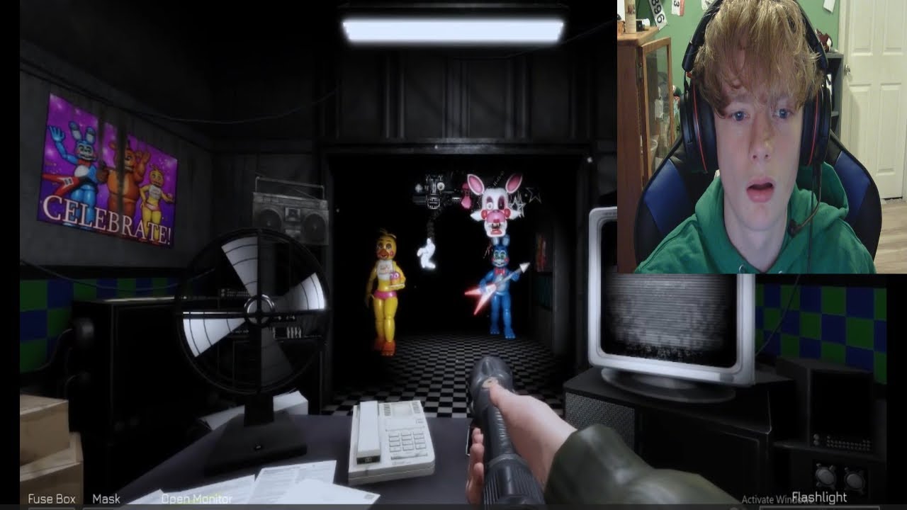 I CAN SMELL THEIR BREATHS THROUGH MY MASK | FNAF 2 reanimated - part 1