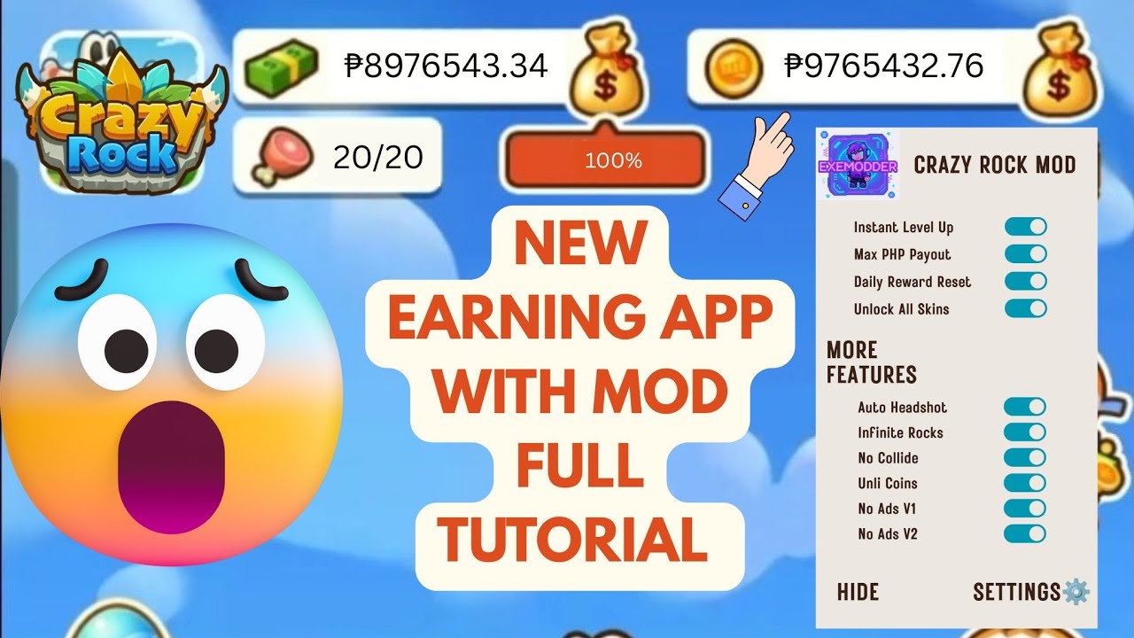 Krazy Rocks NEW EARNING APP CRAZY ROCK FULL TUTORIAL - YouTube