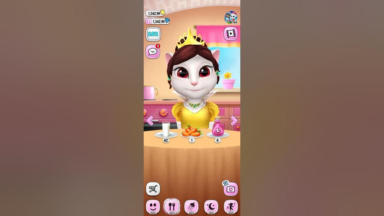 my talking Angela level 100102 YouTube