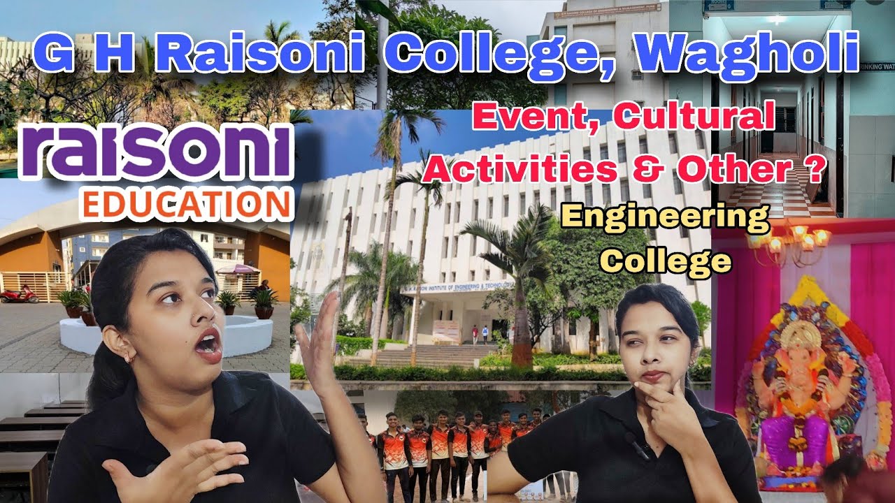 GH Raisoni College of Engineering Pune Campus Tour 🎓 | Canteen, Festivals, Sports, Labs & More!