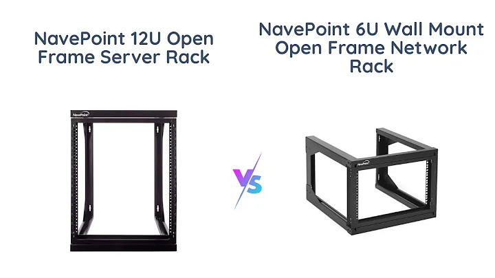 12U vs 6U: Which NavePoint Open Frame Rack is Right for Your Network Equipment and AV Devices?