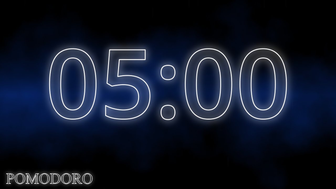 5 Minute Timer with Rain Sounds - Study - Work - Deep Focus - Countdown ...